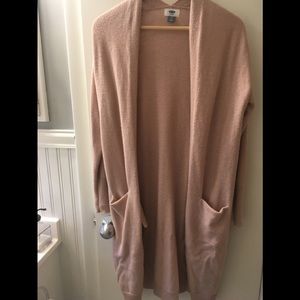 Pink cardigan